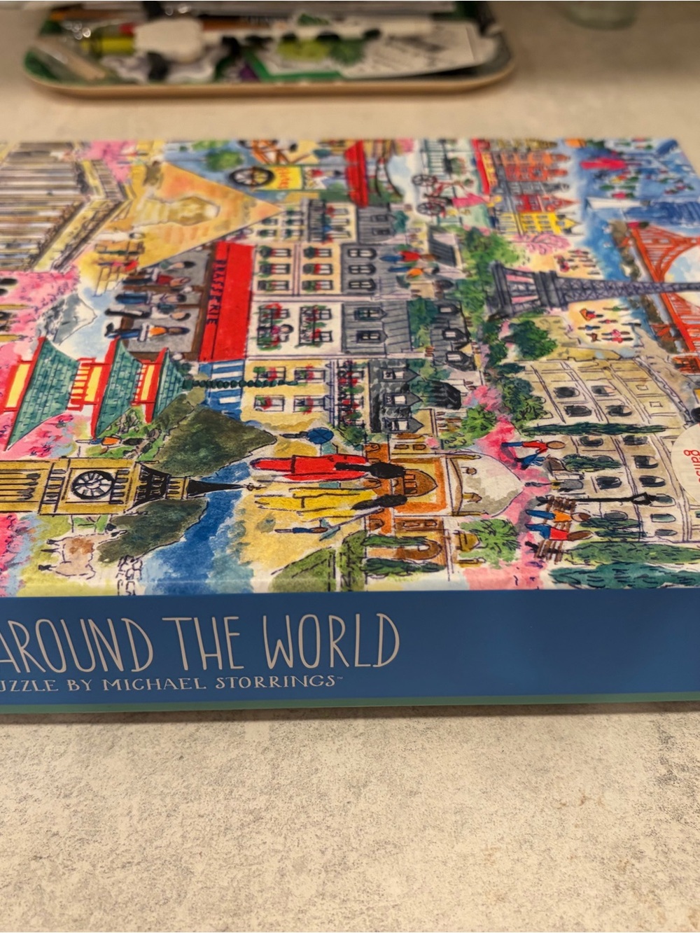 Gallison 1000-Piece Travel Landmarks Jigsaw Puzzle - Colorful Multi - Picture 3 of 3